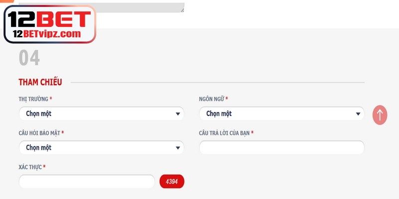 Đăng Ký 12BET - Cập Nhật Quy Trình Truy Cập Mới Nhất 8 Đại lý 12BET cần hướng dẫn chi tiết người chơi tạo tài khoản, nạp tiền