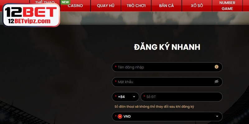 Nạp Tiền 12BET - Cách Sở Hữu Vốn Cược Nhanh Chóng 9 Người chơi cần tuân thủ các lưu ý khi thực hiện đăng ký 12BET
